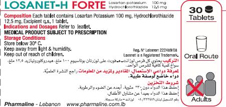 Losanet-H Forte 100/12,5mg